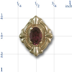 80883 Rhodolite Bracelet Slide 